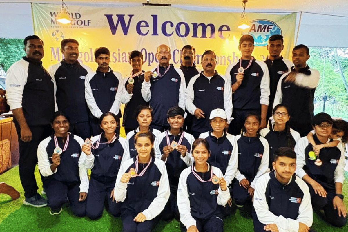A proud moment for Abasaheb Kakade School and for India! Sakshi Lahane represented the Indian team at the Asian Mini Golf Championship held in Chiang Mai, Thailand, while Kalpesh Bhagwat took on the responsibility as the team’s coach.